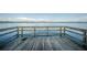 Serene view from a wooden fishing pier at 1512 Big Bass Dr, Tarpon Springs, FL 34689