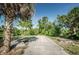 Nature trail with a bench under shady trees at 1512 Big Bass Dr, Tarpon Springs, FL 34689