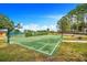 Well-maintained basketball court with two hoops at 16130 Craigend Pl, Odessa, FL 33556