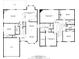 Detailed floor plan showcases the layout of the home with multiple bedrooms, living spaces, and bathrooms at 1632 Gray Bark Dr, Oldsmar, FL 34677