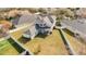 Aerial view of house and backyard at 18209 Tivoli Ln, Lutz, FL 33558