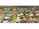 Aerial view of neighborhood, highlighting home location at 19231 Pepper Grass Dr, Tampa, FL 33647