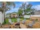 Relaxing backyard with fire pit and seating area at 2715 14Th N Ave, St Petersburg, FL 33713