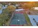 Community basketball court with well-maintained surface at 3870 155Th E Ave, Parrish, FL 34219