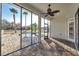 Screened porch overlooking the pool and patio at 3870 155Th E Ave, Parrish, FL 34219