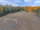 Aerial view of a soccer field with goals at 3870 155Th E Ave, Parrish, FL 34219