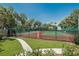 Well maintained community tennis courts at 4333 Trails Dr # 10-1, Sarasota, FL 34232