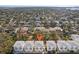 Aerial view of new townhouses near the water at 4722 Legacy Park Dr, Tampa, FL 33611