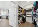 Well-organized walk-in closet with custom shelving at 4722 Legacy Park Dr, Tampa, FL 33611