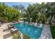 Refreshing pool with plenty of seating for lounging at 5020 W Dickens Ave, Tampa, FL 33629