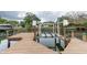 Waterfront property with a private boat dock at 513 Suwanee Cir, Tampa, FL 33606