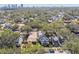 Aerial view showcasing the home's location in a tree-lined neighborhood at 830 23Rd N Ave, St Petersburg, FL 33704