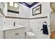 Clean bathroom with white subway tile and modern vanity at 830 23Rd N Ave, St Petersburg, FL 33704