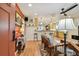 Bright living room with hardwood floors and southwestern decor at 830 23Rd N Ave, St Petersburg, FL 33704