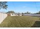 Large backyard with fenced perimeter and mature trees at 960 43Rd Ne Ave, St Petersburg, FL 33703