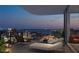 Spacious balcony with stunning city and water views at 1101 E Jackson St # 3601, Tampa, FL 33602