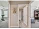 Clean bathroom with a tub shower combination and updated vanity at 12143 Kingsley Trl, Parrish, FL 34219