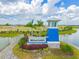 Bella Lago community entrance sign with landscaping at 12143 Kingsley Trl, Parrish, FL 34219