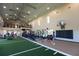 Indoor athletic center with turf, basketball court and equipment at 18134 Cropside Trl, Lakewood Ranch, FL 34211