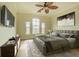 Main bedroom with large windows and hardwood floors at 2724 Via Murano # 631, Clearwater, FL 33764