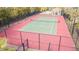 Well-maintained tennis court with fencing at 2724 Via Murano # 631, Clearwater, FL 33764