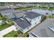 Aerial view of home's exterior and backyard at 3322 Woodmont Dr, Parrish, FL 34219
