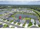 Aerial view showing home location in community at 3322 Woodmont Dr, Parrish, FL 34219