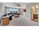 Comfortable living room with sectional sofa and views at 3322 Woodmont Dr, Parrish, FL 34219