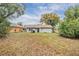 Spacious backyard with mature trees and plenty of space at 3409 E Comanche Ave, Tampa, FL 33610