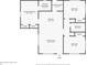 Floor plan showcasing a 3 bedroom, 2 bath home at 3409 E Comanche Ave, Tampa, FL 33610