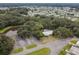 Aerial view of community clubhouse and surrounding area at 36819 Kiowa Ave, Zephyrhills, FL 33542