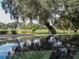 Reflecting pond and lush greenery of the golf course at 36819 Kiowa Ave, Zephyrhills, FL 33542