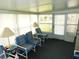 Relaxing sunroom with comfortable seating and ample natural light at 36819 Kiowa Ave, Zephyrhills, FL 33542