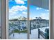 Private balcony offering stunning city and water views at 450 Knights Run Ave # 605, Tampa, FL 33602