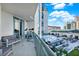 Spacious balcony with city views and a glimpse of the pool area at 450 Knights Run Ave # 605, Tampa, FL 33602