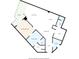 Open floor plan with primary bedroom, balcony, and laundry at 450 Knights Run Ave # 605, Tampa, FL 33602