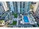 Resort-style pool and expansive deck area at 450 Knights Run Ave # 605, Tampa, FL 33602