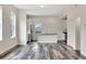 Open living room and kitchen with wood-look flooring at 912 E 20Th Ave, Tampa, FL 33605