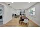 Open concept dining area with a view of the kitchen at 915 E 20Th Ave, Tampa, FL 33605