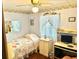 Cozy bedroom featuring a twin bed and built-in workspace at 9790 66Th N St # 248, Pinellas Park, FL 33782