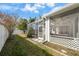 Screened patio and backyard with lush landscaping at 10038 Reagan Dairy Trl, Bradenton, FL 34212