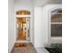 Inviting entryway with a decorative doormat and view of the interior at 10038 Reagan Dairy Trl, Bradenton, FL 34212