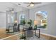 Home office features a desk, chair, and ample natural light at 10038 Reagan Dairy Trl, Bradenton, FL 34212