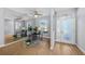 Bright home office space with a large mirror and built-in desk at 10038 Reagan Dairy Trl, Bradenton, FL 34212