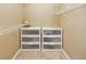 Closet with wire shelving and additional storage drawers at 10764 70Th Ave # 1303, Seminole, FL 33772