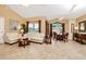 Living room and dining area with tiled floors at 10764 70Th Ave # 1303, Seminole, FL 33772