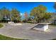 Community skate park with ramps and rails at 17721 Bright Wheat Dr, Lithia, FL 33547