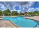 Resort-style pool with a pirate-themed water playground at 17721 Bright Wheat Dr, Lithia, FL 33547