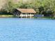 Lakefront gazebo with seating area at 214 Elmwood Cir # 214, Seminole, FL 33777