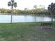 Scenic lake view with bench at 214 Elmwood Cir # 214, Seminole, FL 33777